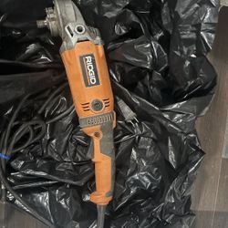 RIDGID R10202 7-Inch Angle Grinder 120V 15A Corded Electric Orange/Black