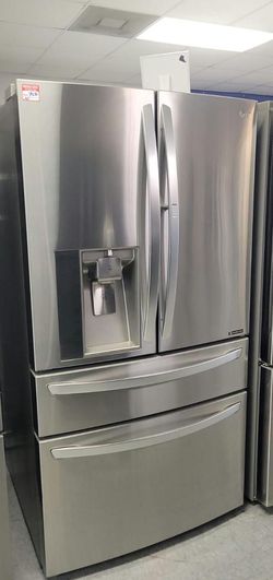 LG 4‑Door French Door Fridge – Stainless, Ice & Water