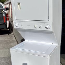 stackable washer and dryer 3 months warranty Different sizes 24" and 27" Delivery available