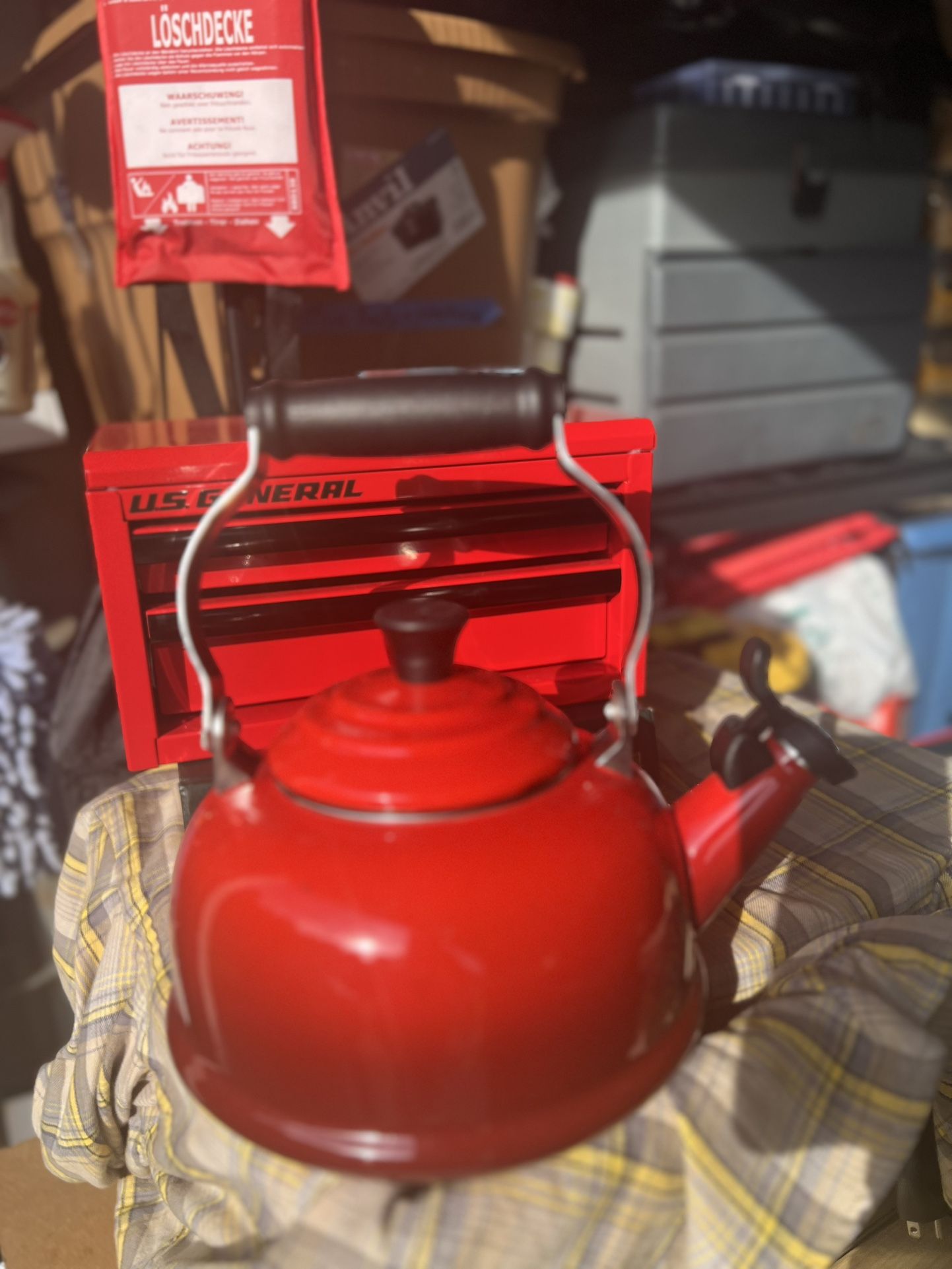 Old Le Creuset 1.6L/1.7Qt enameled steel kettle