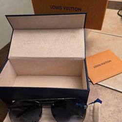Authentic Louis Vuitton Clockwise Canvas Sunglasses