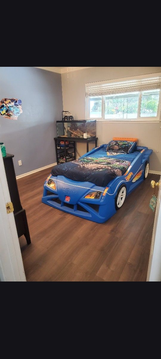 Cama Para Niño De Hot Wheels