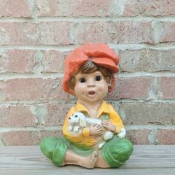 Vintage Universal Statuary Andy/Puppy Figure 