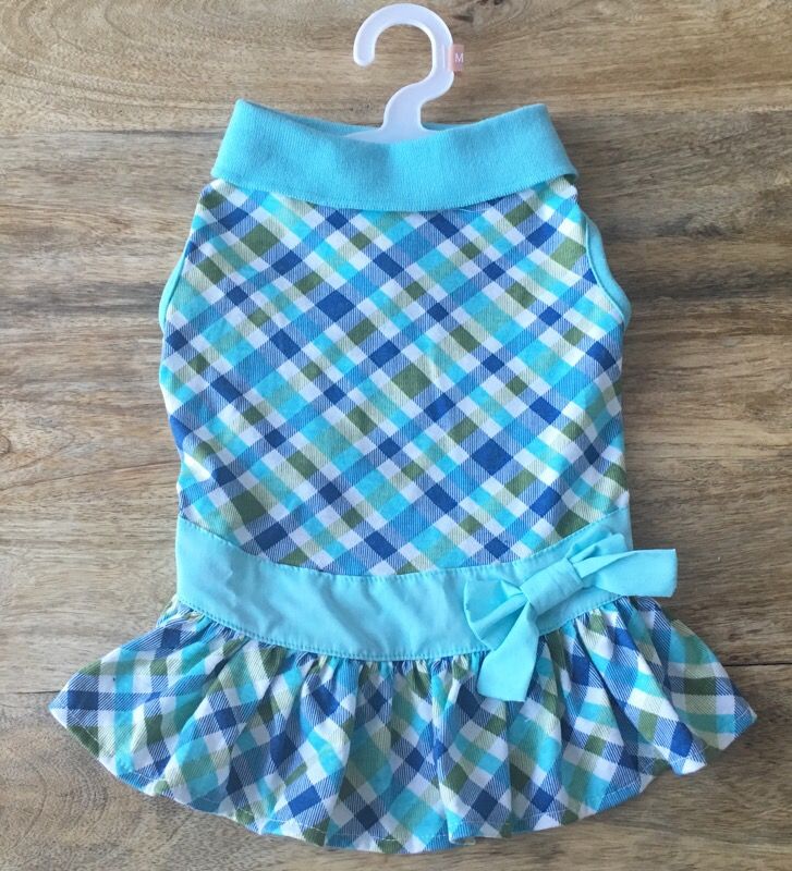 NWT Plaid Tennis Dog Dress