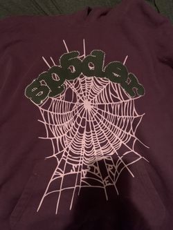 Sp5der Hoodie Purple