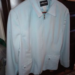 Suit Pants Woman's 14 Petite Baby Blue