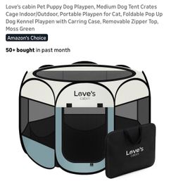 Pet playpen Tent Crate