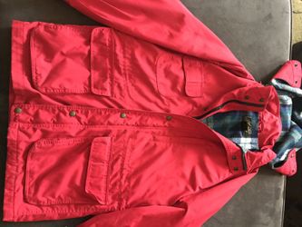 Red Eddie Bauer jacket** Size Medium**