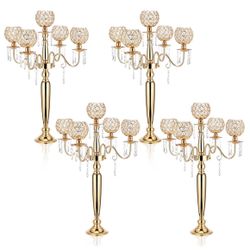 Crystal Candelabra Set