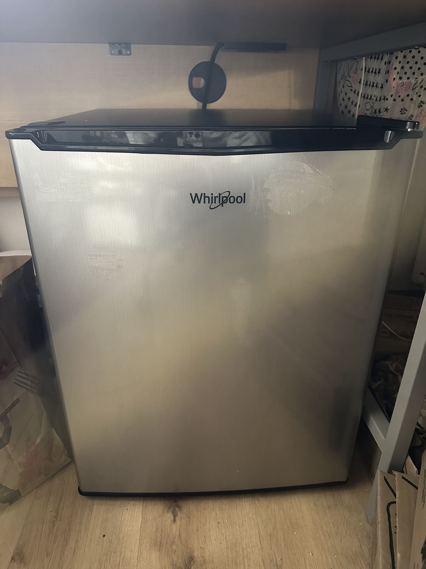 $75 Whirlpool Mini Refrigerator - Stainless Steel