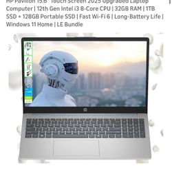 HP Laptop 15.6 128GB intel n200