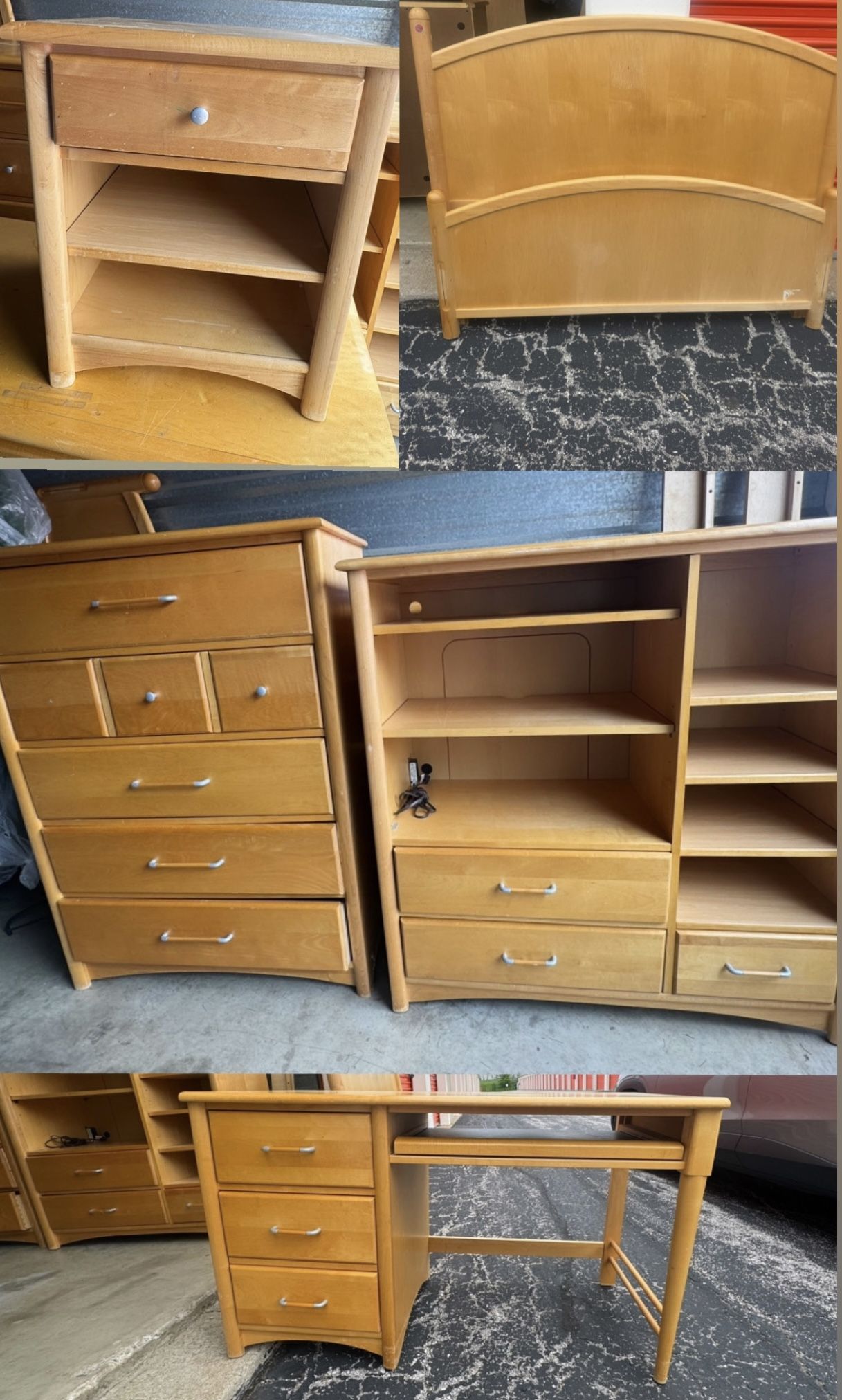 5pc Stanley Full Size Bedroom Set