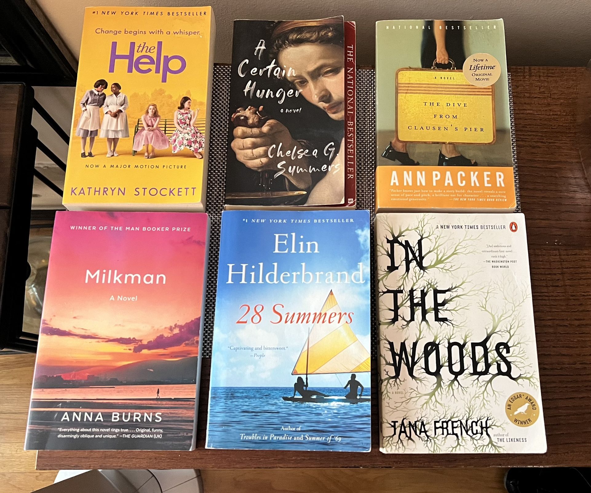 Bestseller Fiction Paperback Books - $5 Each/Discount for Multiples