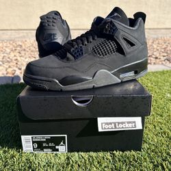 Nike Air Jordan 4 Retro Black Cat (2025) NEW/RECEIPT SIZE: 9  SOLD OUT EVERY WHERE! $350 FIRM ONLY!