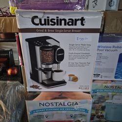Cuisinart. Coffee Grinder &k- Cup Duel