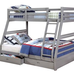 Twin Over Full Bunk Bed 