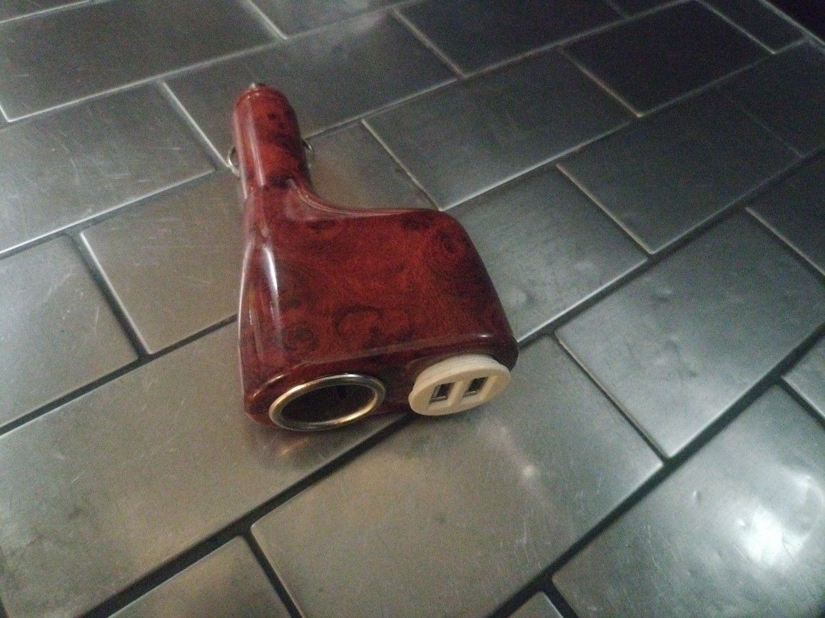 Cigarette Lighter Adapter Two USB