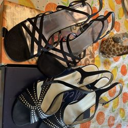 Nice Dress Sandals Small Heel Womens Shoes Size 10