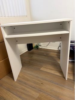 White desk