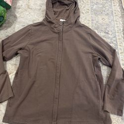 Woman’s 1x purejill  sweater full zip