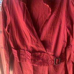 #apt 9 #blouse #medium #burgundy #dressy