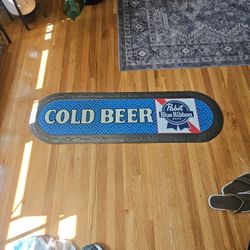 Pabst Blue Ribbon Metal Beer Sign