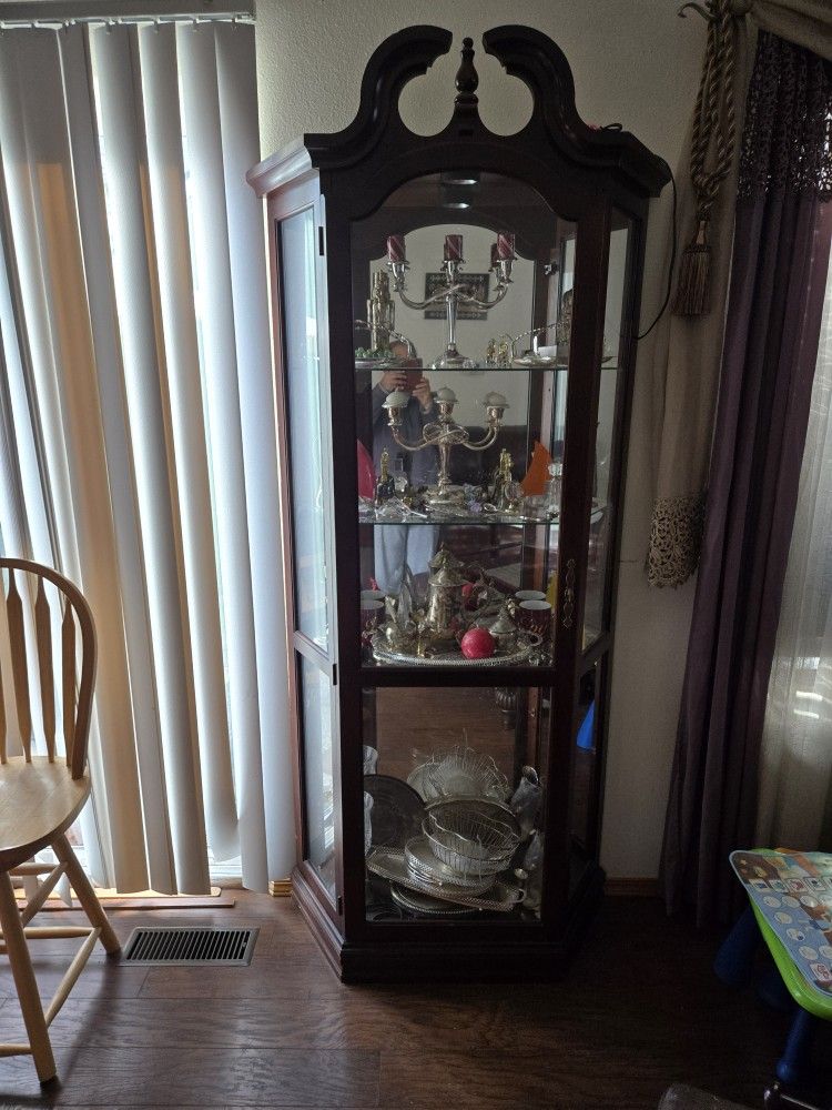 little cabinet for silver and antique