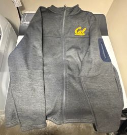 Cal bears gray zip up 2x