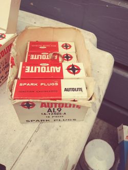 Vintage spark plugs
