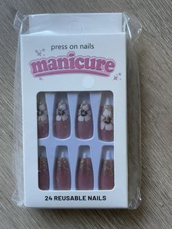 Elegant Long Press-On Nails