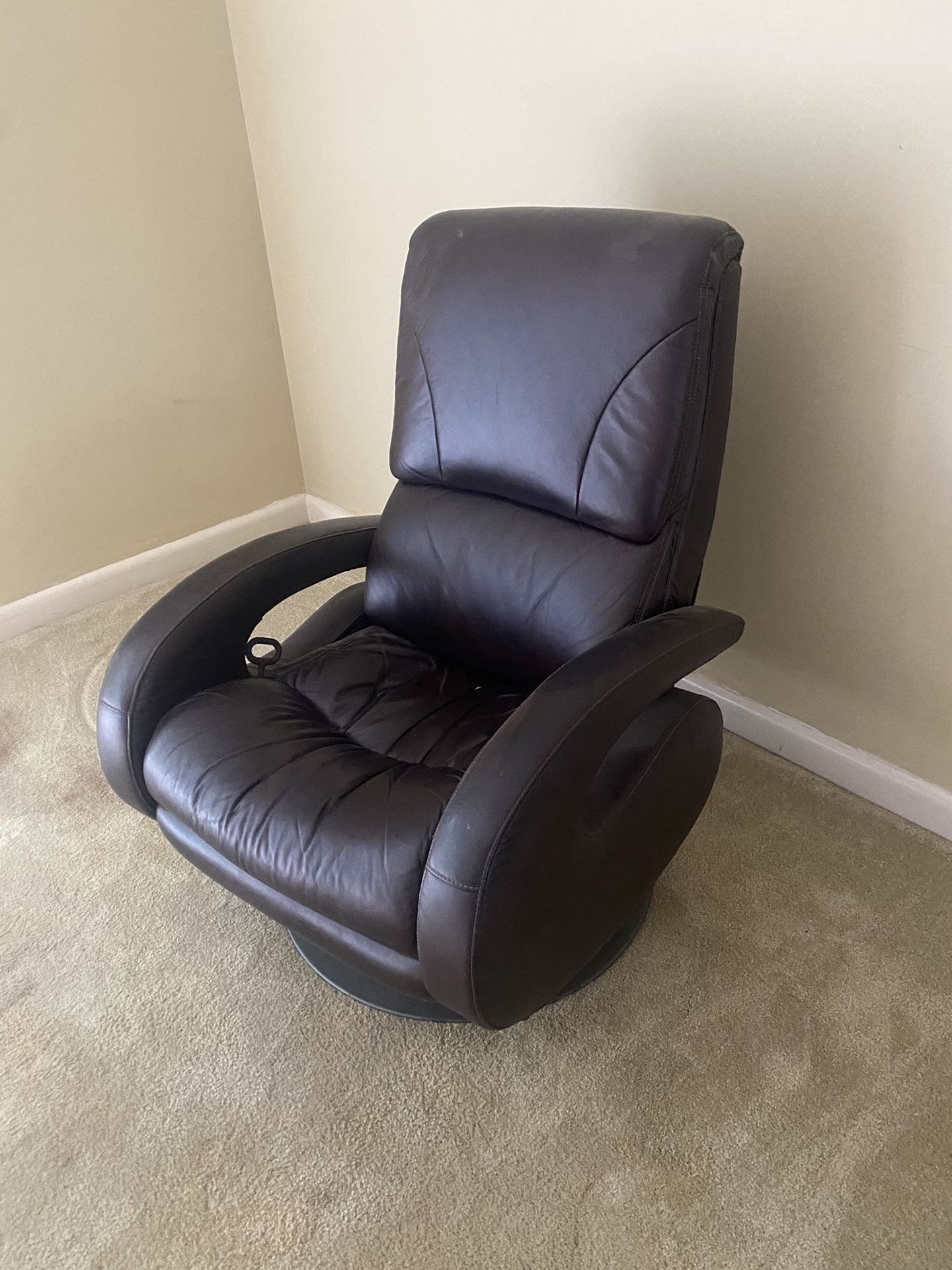 Brown Leather Lazy Boy Recliner