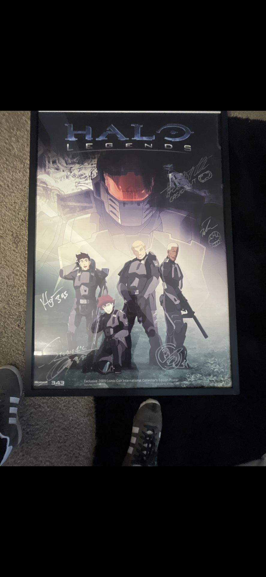 Signed Halo Poster