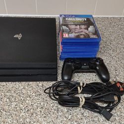 Rarely Used -Home Gaming bundle 1TB Matte Black Edition Video Game System 4K Console 