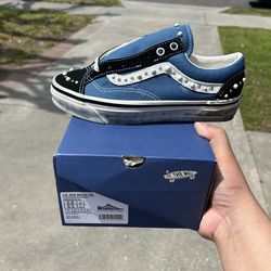 Vans blue pearlized SIZE 5