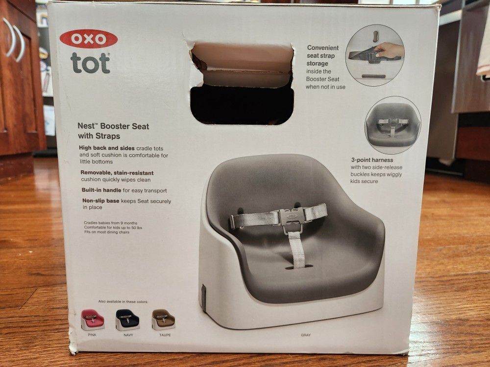 Oxo Tot Nest Booster Seat With Straps