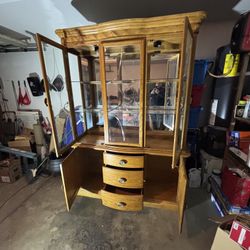 Wood China Cabinet 