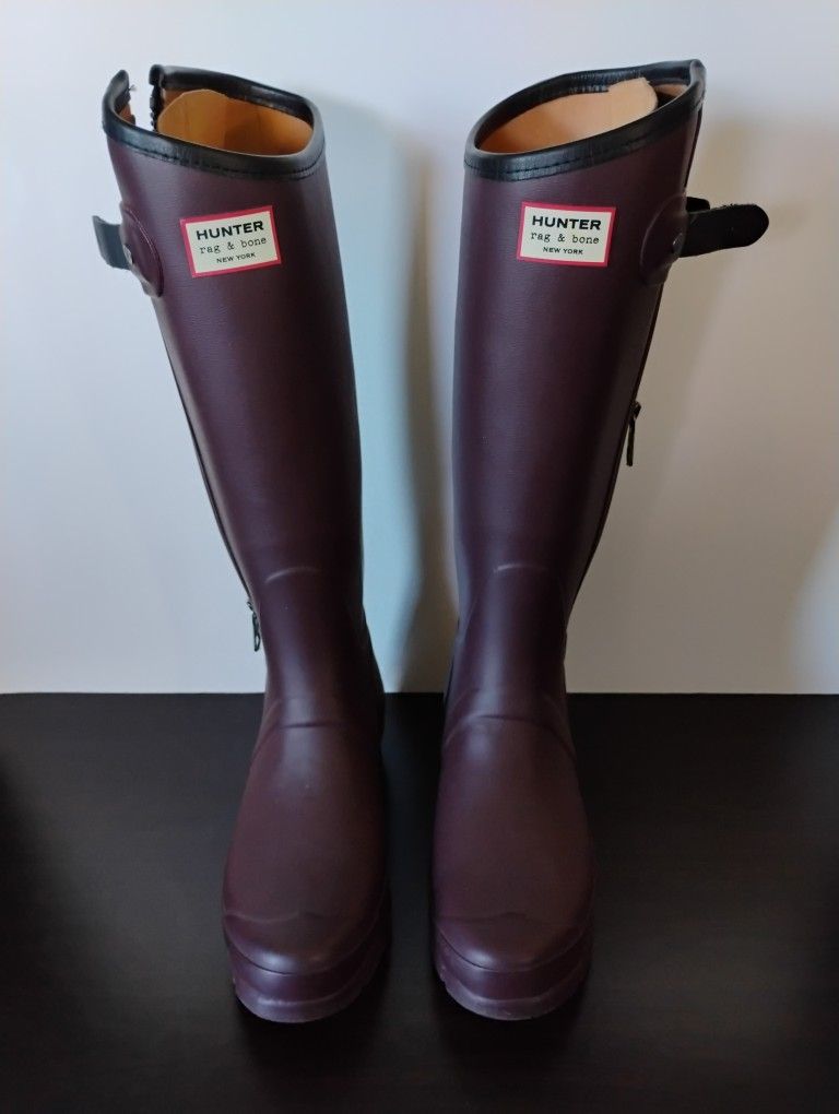 Rag And Bone Hunter Rain Boots Size 8
