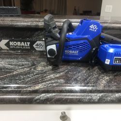 Kobalt 40volt Max Brushless Chainsaw 14” Blade