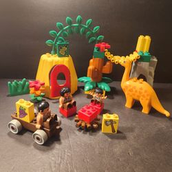 Rare 1999 Lego Duplo 2821 Dinosaur Fun Forest Incomplete 30/37 Cavemen Minifigures