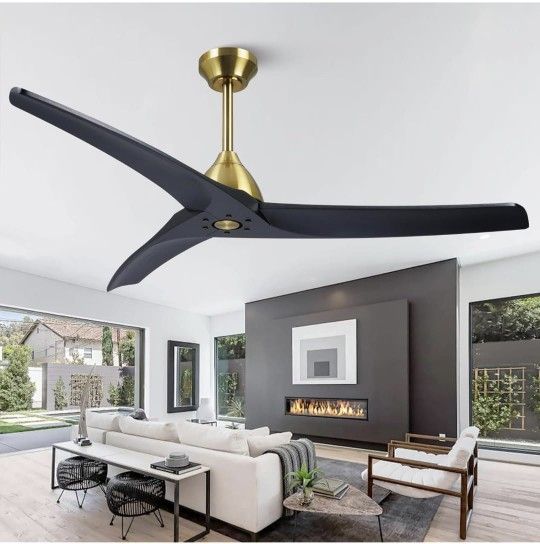 54 inch Wood Ceiling Fan no Light