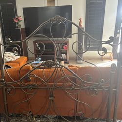 Full Size Bed Frame Brass