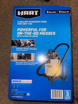 Hart Vacuum 6 Gallon 