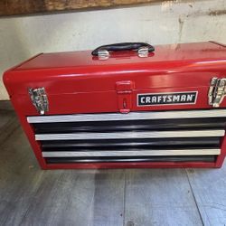 Craftsman 3-Drawer Portable Tool Chest – Heavy Duty Steel – Excellent Condition