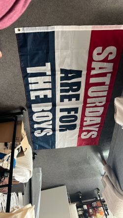 SATURDAYS ARE FOR THE BOYS FLAG
