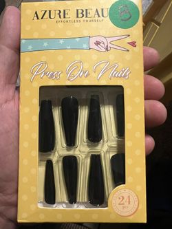 Azure Press On Nails 24 Pc