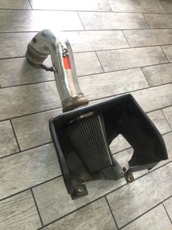 K&N cold air intake system.