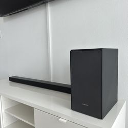 Samsung soundbar + subwoofer
