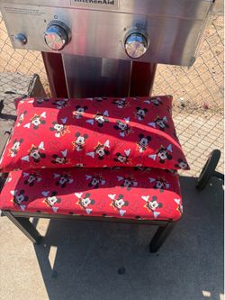 Custom Mickey chair and pillow