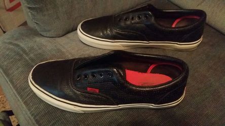 Men's genuine leather VANS/SIZE 12