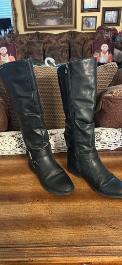 Black High Top Boots